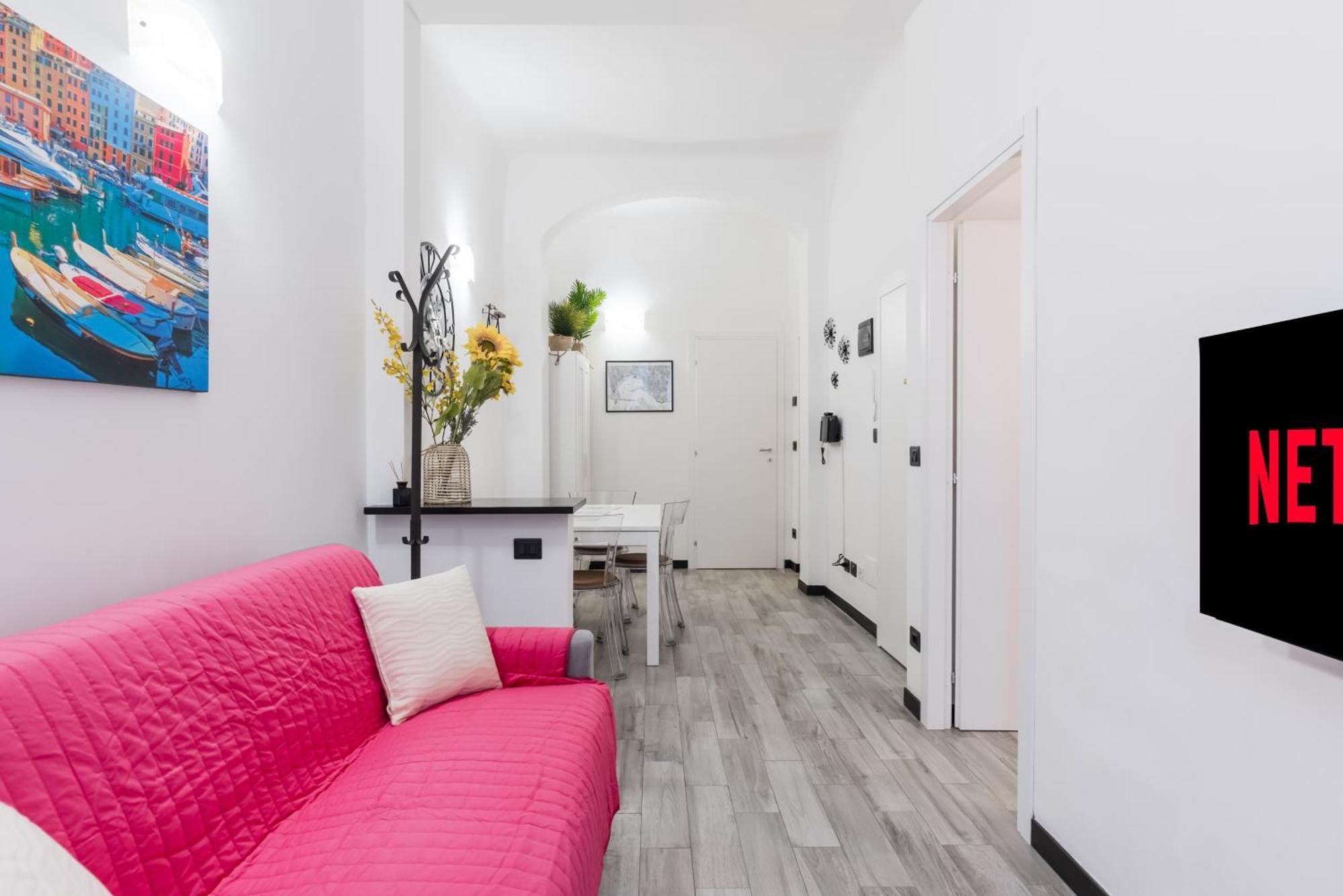 Acquario 5 Minuti, 1Br , Free A-C, Wifi & Netflix "City Center" By Tilo Genoa Exterior photo